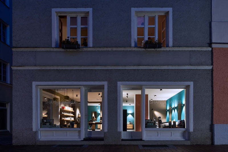 Außenansicht des Barbershops Shape X in Landshut