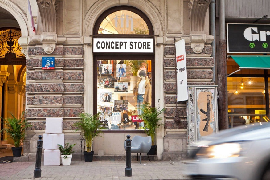 Außenansicht des Concept Stores THF in Warschau