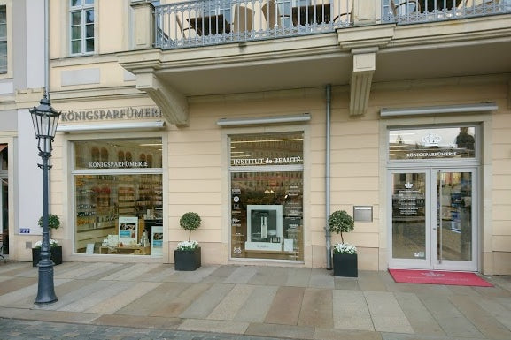 Außenansicht der Königsparfümerie in Dresden