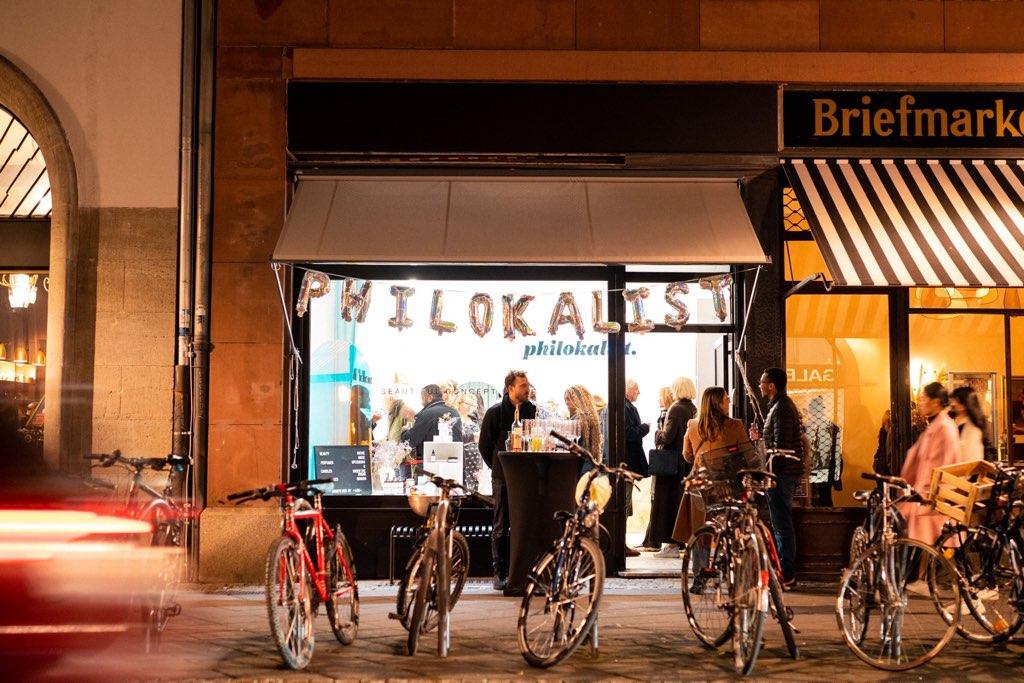 Außenansicht des Naturkosmetikgeschäfts Philokalist in Frankfurt am Main