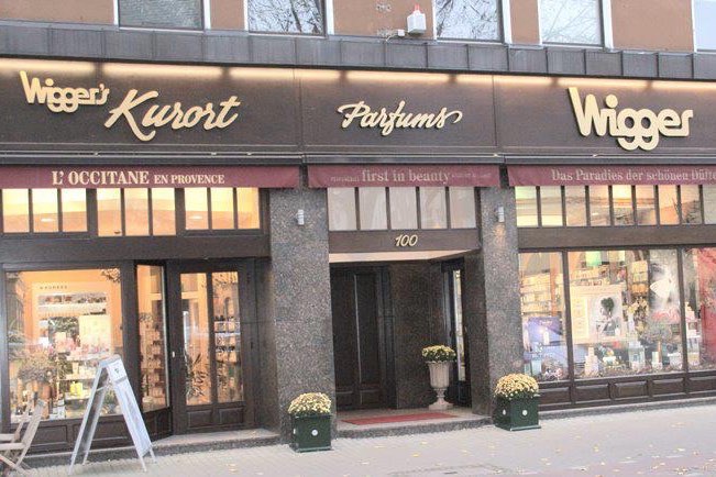 Außenansicht der Parfümerie Wigger in Dortmund
