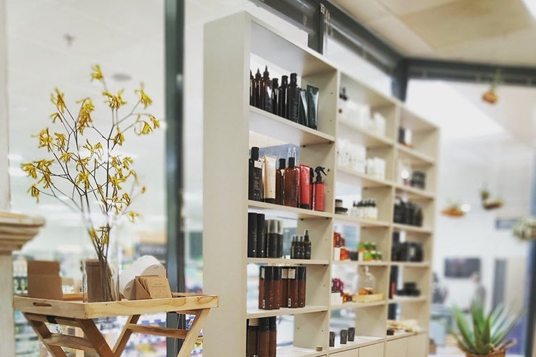 Innenansicht des Biomarkts Miosotis in Lissabon