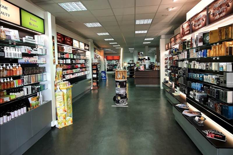 Innenansicht des Excellence Beauty Stores in Koblenz