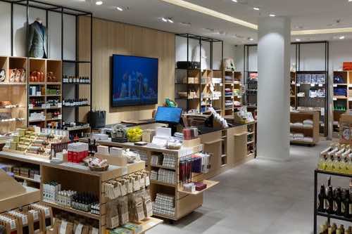 Innenansicht des Manufactum Kaufhauses in Münster