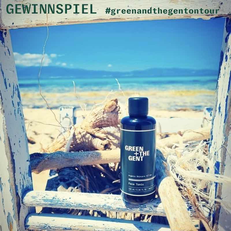 Face Tonic von GREEN + THE GENT am Strand von Chrissi Island in Griechenland